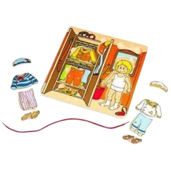 aankleedpuzzel jongen wonderworld
