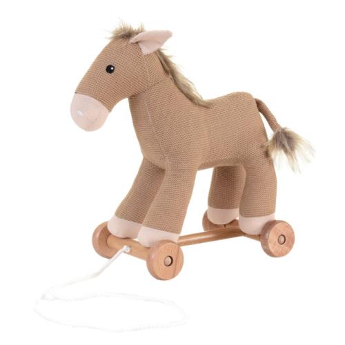 Houten trekfiguur henry ezeltje