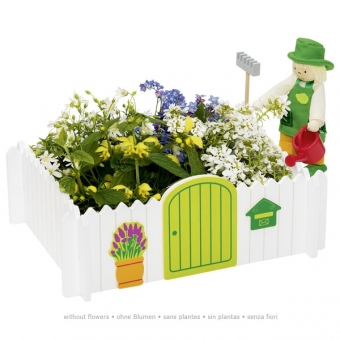 Buigpoppetje Tuinman met Tuin